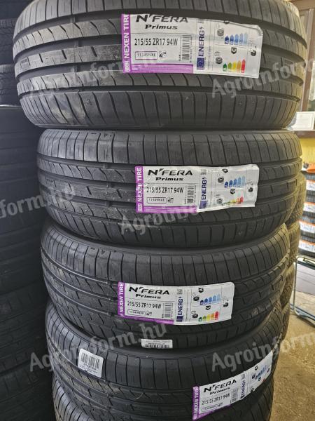 215/55R17 Nexen N'Fera Primus 94W új nyári gumi akció