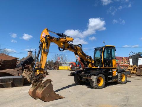 JCB Hydradig 110W gumikerekes kotró