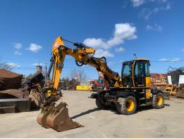 JCB Hydradig 110W gumikerekes kotró