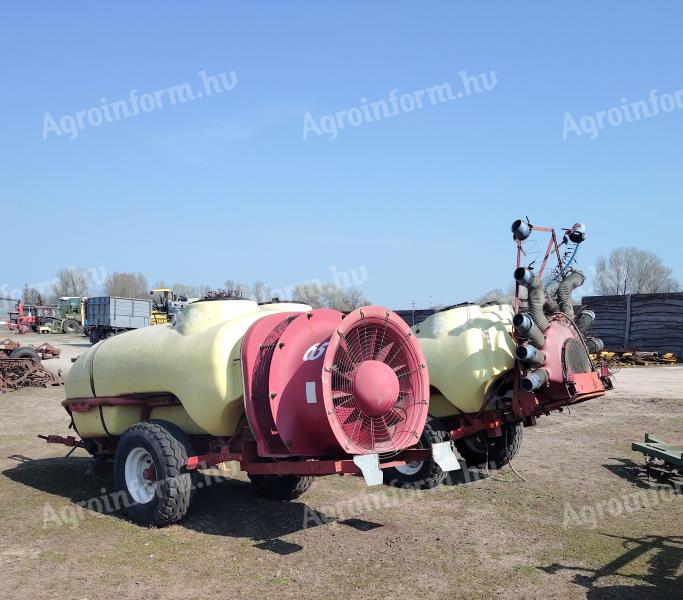 Hardi 2000 literes axiálventilátoros vegyszerezők javításra szoruló állapotban