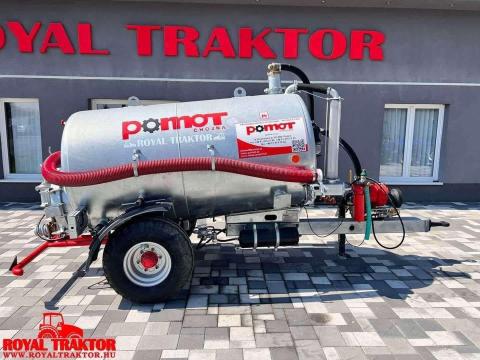 POMOT 3300 L egytengelyes szippantó és hígtrágyaszóró tartálykocsi