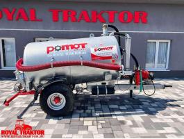 POMOT 3300 L egytengelyes szippantó és hígtrágyaszóró tartálykocsi
