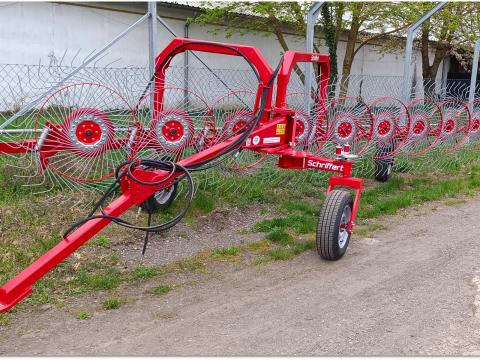 SCHRIFFERT vontatott 9 csillagkerekes rendsodró (ingyenes kiszállítással Magyarország területén)