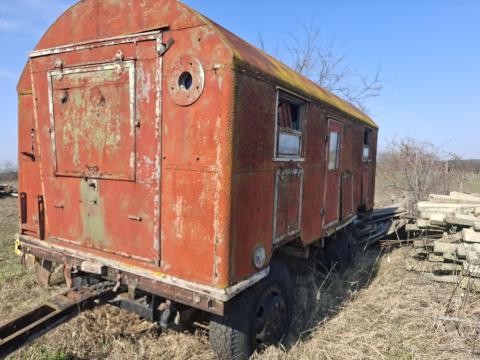 Eladó őrbódé pótkocsival