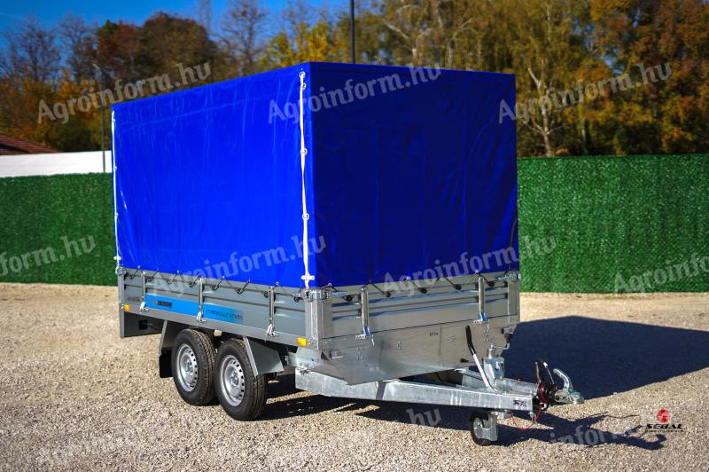ÚJ SEBAL - Magicus Max utánfutó (300x160cm - 2000kg) ponyvaszettel és rendszámmal - akciósan bruttó 1.867.000 Ft