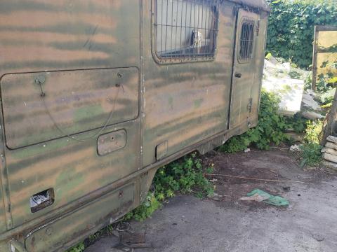 Honvédségi rádiós konténer