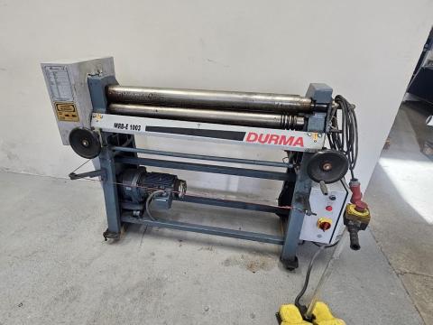 Lemezhengerítő gép DURMA MRB 1030/3mm kiváló állapotban eladó lemezhajlító gép