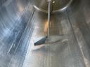 2500 L fekvő inox tartály eladó