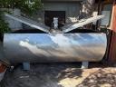 2500 L fekvő inox tartály eladó