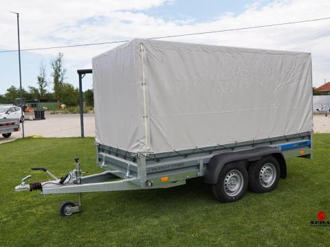 Új SEBAL - Solidus Max extra erős utánfutó (330x150cm - 2700kg) ponyvaszettel akciósan bruttó 1.868.000 Ft