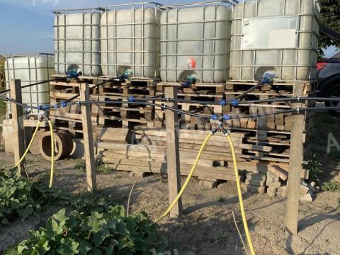 Szántóföldi zöldségtermesztéshez használt öntözőrendszer eladó