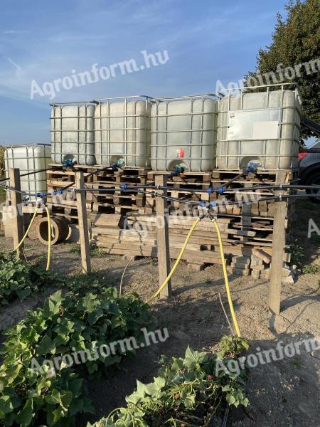 Szántóföldi zöldségtermesztéshez használt öntözőrendszer eladó