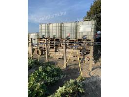 Szántóföldi zöldségtermesztéshez használt öntözőrendszer eladó
