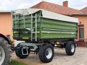 Fliegl DK 140 (14 t) kéttengelyes három oldalra billentő pótkocsi ÚJszerű