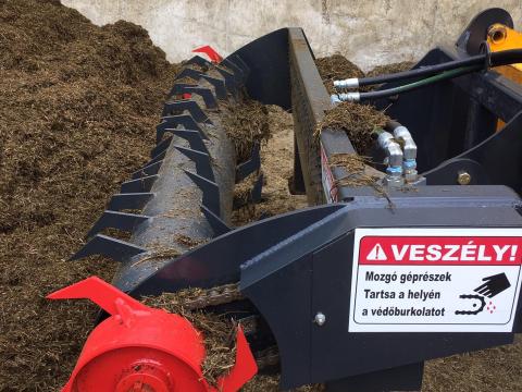 ROYER Silómaró adapter (Manitou,  JCB felfogatással) a siló "Minőség Garanciája