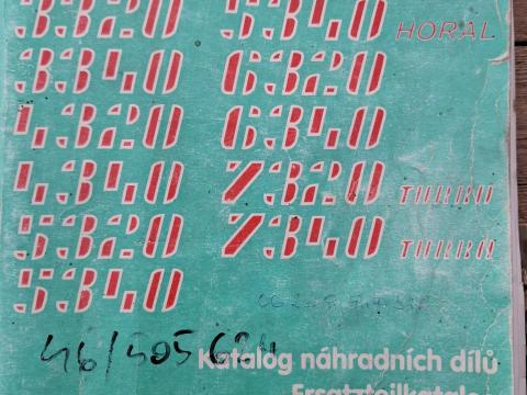 Zetor alkatrészkatalógus 3020-7340 eladó