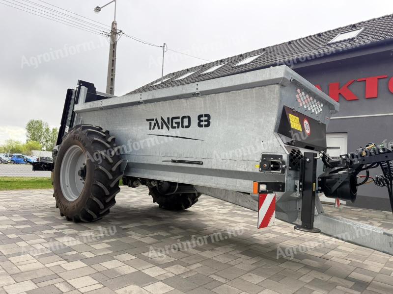 MetalTech Tango 8 szervestrágyaszóró – megbízható trágyaszóró mezőgazdasági területekre - KEDVEZMÉNYES ÁRON