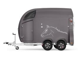 Új limitált szériás - Böckmann Master - 2 lovas lószállító utánfutó akciósan bruttó 5.990.000 Ft