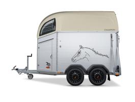 Új limitált szériás - Böckmann Champion - 2 lovas lószállító utánfutó akciósan bruttó 4.190.000 Ft