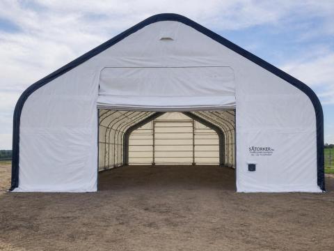 12,2 × 24,4 × 6,4 m profi minőségű raktársátor 12,2 × 24,4 × 6,4 m profi minőségű raktársátor