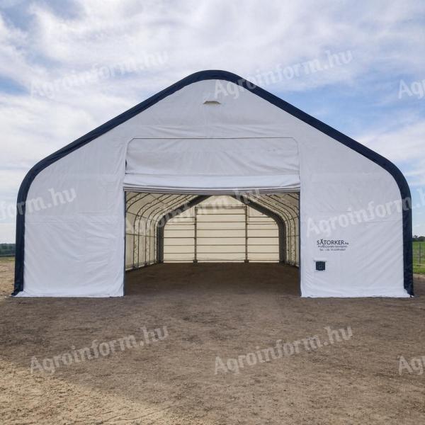 12,2 x 24,4 x 6,4 m profi minőségű raktársátor