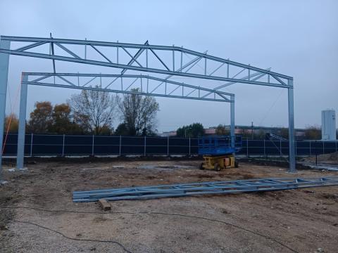 16x30 csarnokszerkezet eladó