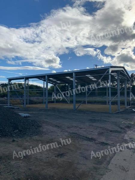 15x24 m csarnok szerkezet eladó