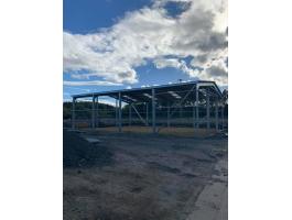 15x24 m csarnok szerkezet eladó