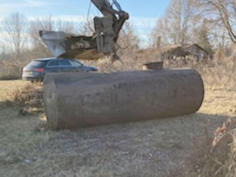 5 m³-es acéltartály, vastartály eladó