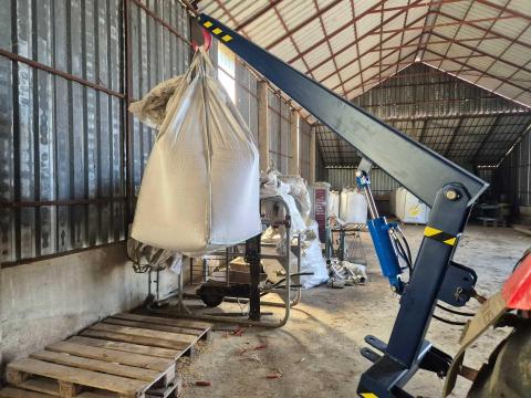 Big bag/zsák emelő daru