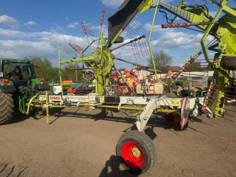 CLAAS LINER 1550 TWIN PROFIL,  2 ROTOROS RENDKÉPZŐ,  RENDSODRÓ