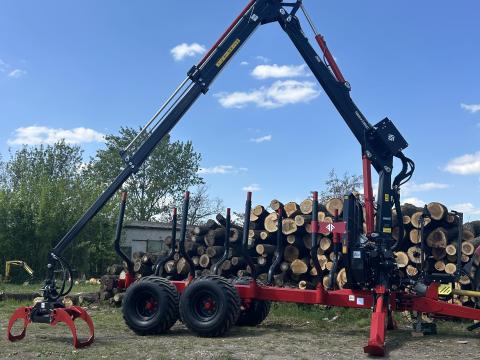 Erdészeti kiközelítő pótkocsi Farmi FT12 CR89