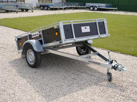 Csak áprilisban akciós - új billenős utánfutó (200x132x39cm) - forgalomba helyezve - 505.000 Ft