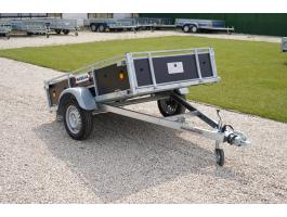 Csak áprilisban akciós - új billenős utánfutó (200x132x39cm) - forgalomba helyezve - 505.000 Ft