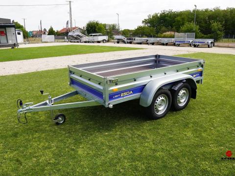 Csak áprilisban - új akciós 2 tengelyes SEBAL utánfutó (250x135x37cm) - rendszámmal bruttó 624.000 Ft