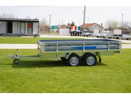 Áprilisi akcióval - új alsókerekes utánfutó (330x150x35cm) forgalomba helyezve - bruttó 874.000 Ft