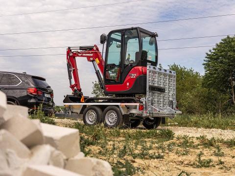 Új SEBAL - Bau 260 gépszállító utánfutó (2700kg) most 1.790.000 Ft helyett bruttó 1.590.000 Ft