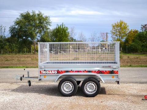 Akciós új SEBAL - 2P233 utánfutó (233x132cm) - rácsos magasítóval - bruttó 718.000 Ft