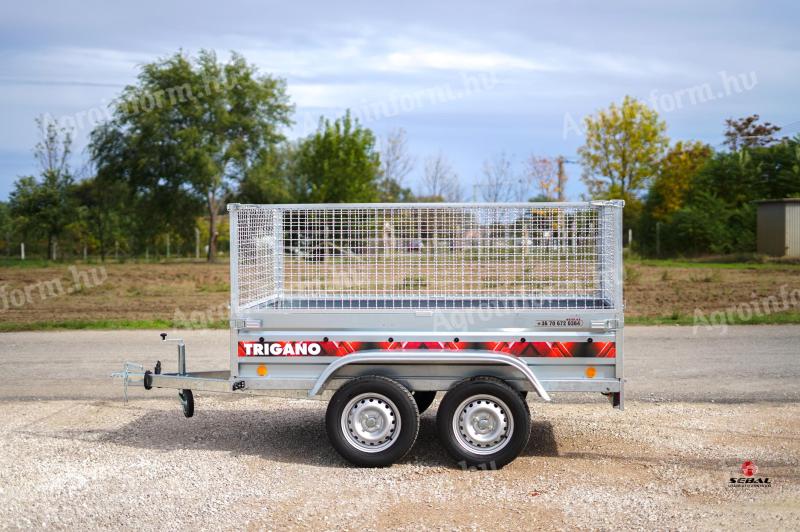 Akciós új SEBAL - 2P233 utánfutó (233x132cm) - rácsos magasítóval - bruttó 718.000 Ft