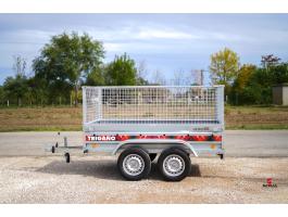 Akciós új SEBAL - 2P233 utánfutó (233x132cm) - rácsos magasítóval - bruttó 718.000 Ft