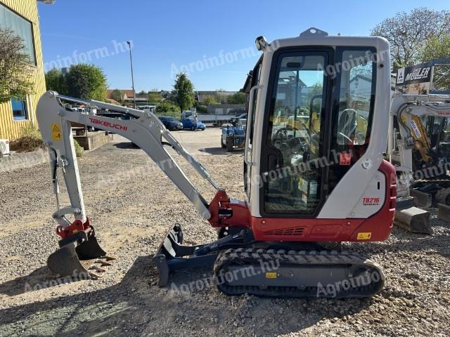 Takeuchi TB 216 V0 / 2023 / 316 h üzemóra / Lízing 20%-tól