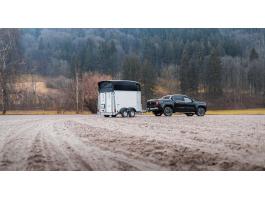 Német Humbaur Equitos Alu Plus - új lószállító utánfutó (2 lovas) csak bruttó 4.490.000 Ft