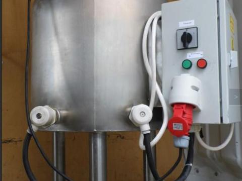 Lekvárfőző üst elektromos fűtésű, 100 l