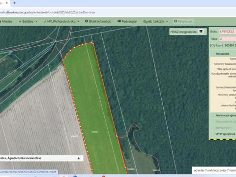 Nyíradony külterületen pályázható szántó