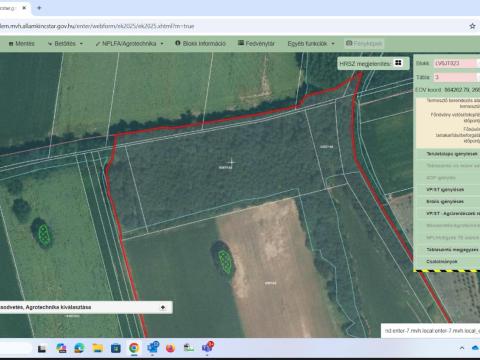 Nyíradony külterületén fásodott szántó eladó