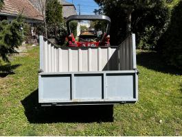 Traktor szállítóláda 120cm széles,  hárompont felfüggesztésre