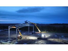 20x40m csarnokszerkezet tervezéssel,  gyártással,  kivitelezéssel eladó