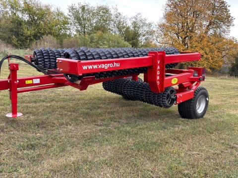 Új! VAgro 7,2 m-es csillaggyűrűs- ( prizmacsúcsos) henger KÉSZLETRŐL AZONNAL