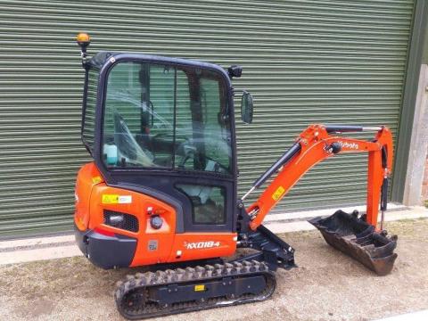 Kubota KX018-4 Mini kotrók