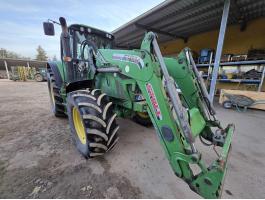 AKCIÓ!!! John deere 6150M traktor homlokrakodóval